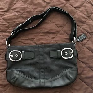 Classic Black Coach Bag